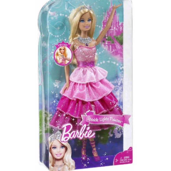 Barbie Sparkle Lights Princess NIB - Picture 3 of 3